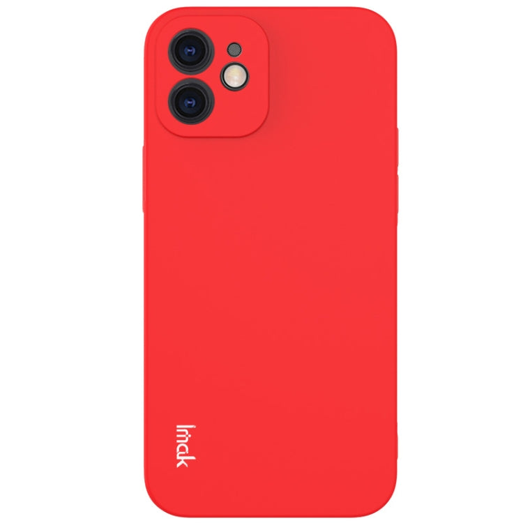 Ovitek za iPhone 12 Mini | IMAK Silikonski | Rdeč