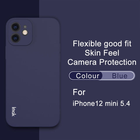 Ovitek za iPhone 12 Mini | IMAK Silikonski | Moder