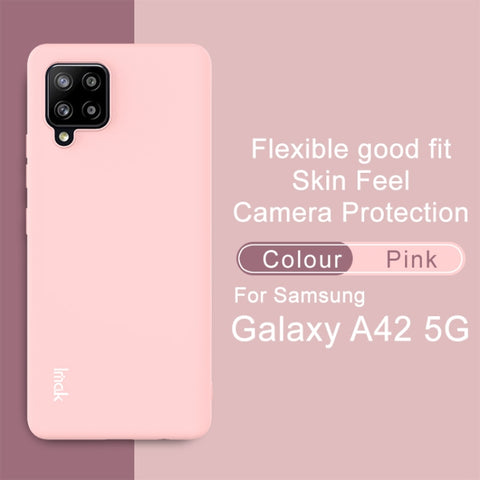 Ovitek za Samsung A42 5G | IMAK Silikonski | Pink