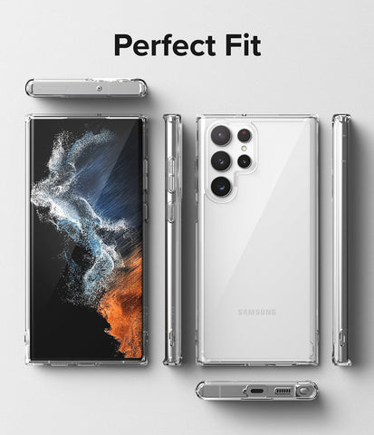 RINGKE Fusion ovitek za Samsung S22 Ultra, Smoke Black