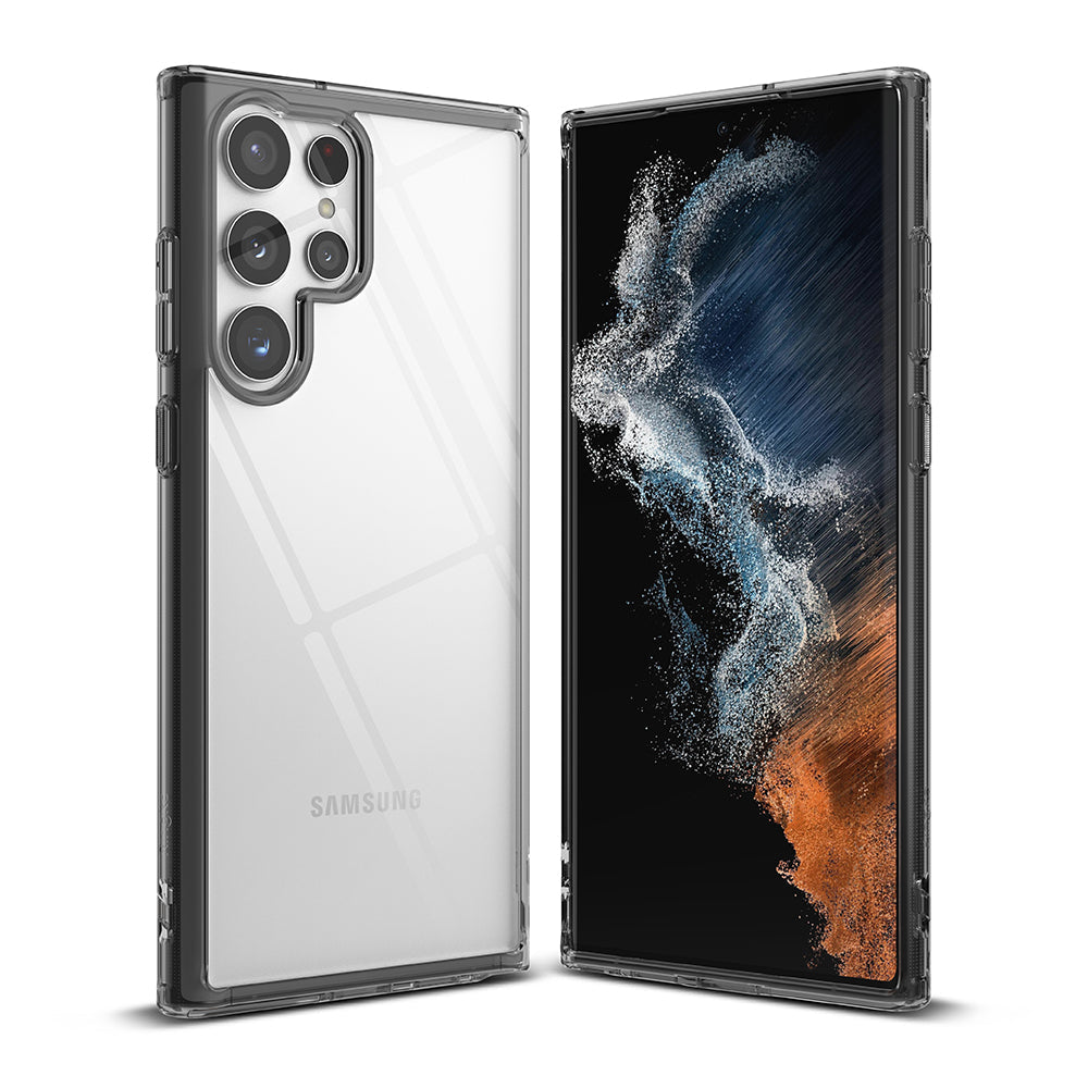 RINGKE Fusion ovitek za Samsung S22 Ultra, Smoke Black