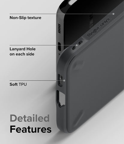 RINGKE Onyx ovitek za Samsung S22 Plus, temno siv
