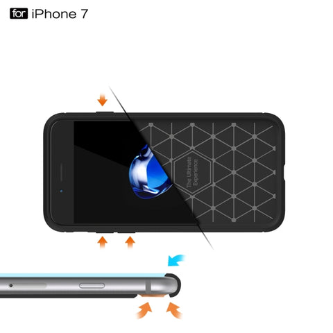 Ovitek za iPhone SE 2020, 7 in 8 | Carbon vzorec, temno moder