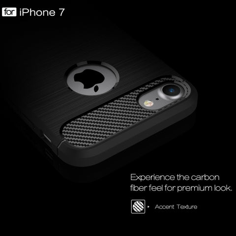 Ovitek za iPhone SE 2020, 7 in 8 | Carbon vzorec, rdeč