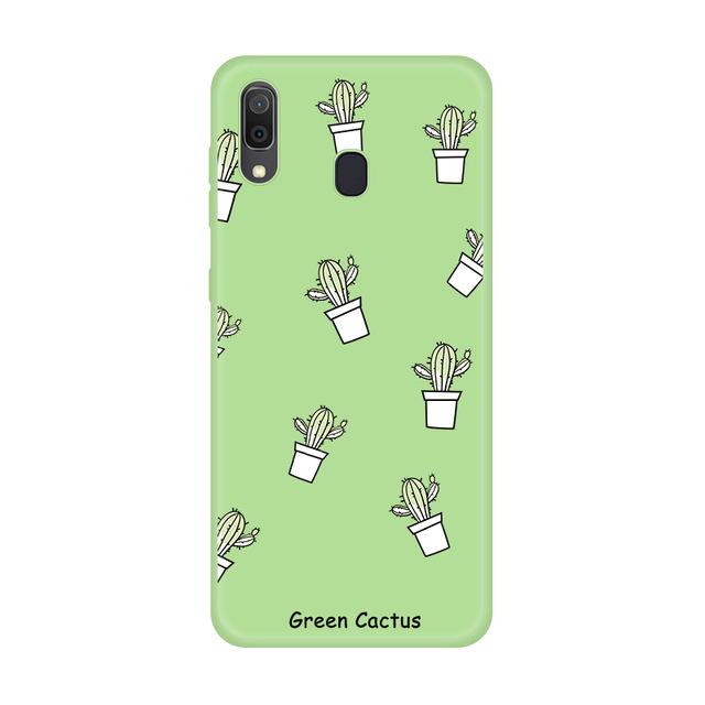 Silikonski ovitek - Samsung Note10+ | Limeta barva, motiv kaktusi