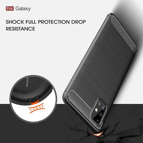 Anti-Shock ovitek za Samsung A41 | Carbon | Črn