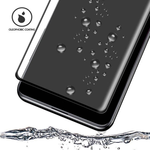 9D kaljeno zaščitno steklo za Huawei P40 Pro | Črn rob