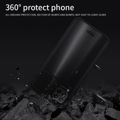 Ovitek za Huawei P40 Lite | MOFI Xing Dun | Črn
