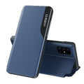 Etui/ovitek s prednjim okencem za Samsung A73 5G | Moder