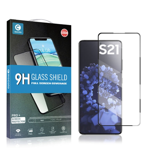 Mocolo Premium zaščitno steklo za Samsung S21 Plus 5G | Full Glue, črn rob