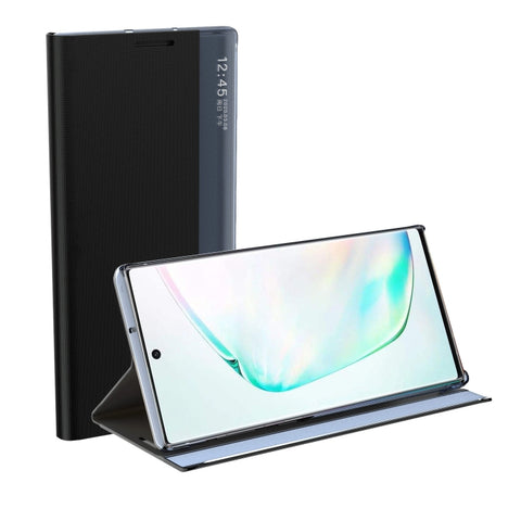 Etui/ovitek s prednjim oknom za Samsung S21 Ultra 5G | Črn