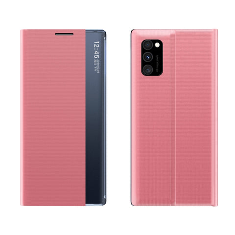 Etui/ovitek s prednjim oknom za Samsung A72 5G/4G | Rose Gold