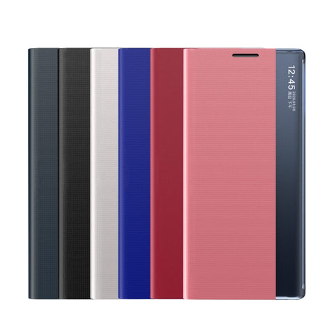 Etui/ovitek s prednjim oknom za Samsung A72 5G/4G | Rose Gold