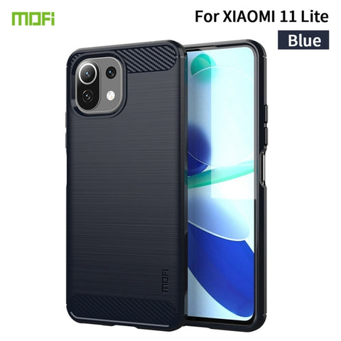 Ovitek za Xiaomi (Mi) 11 Lite 5G (NE) | MOFI Gentleness Carbon | Moder