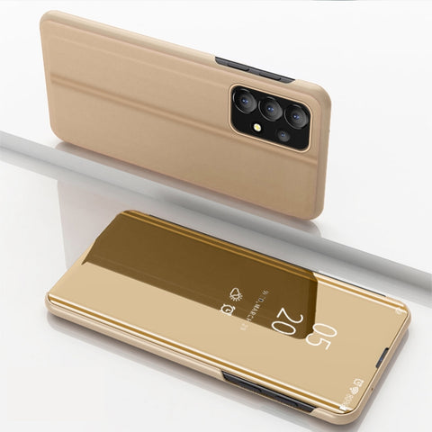 Etui/ovitek s prednjim steklom za  Samsung A33 5G, Gold