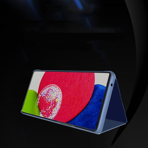 Etui/ovitek s prednjim steklom za  Samsung A33 5G, Modro vijoličen
