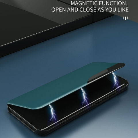 Etui/ovitek s prednjim okencem za Samsung A34 5G, Vijoličen
