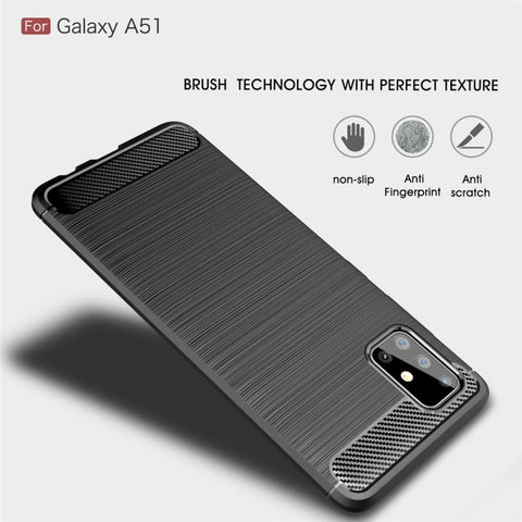 Ovitek za Samsung A51 | Carbon | Moder