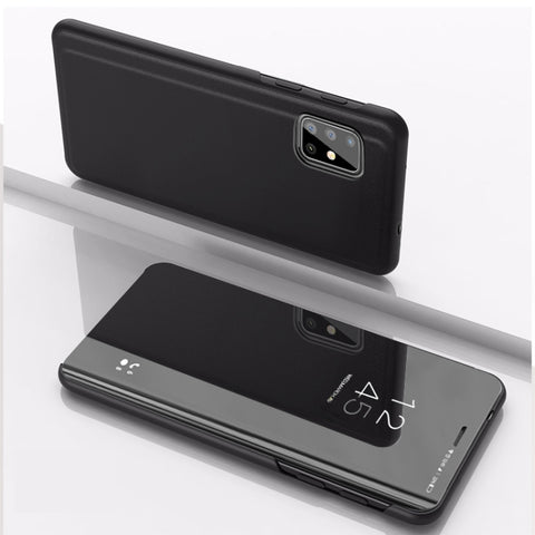 Etui/ovitek s prednjim steklom za  Samsung A51/A31 | Črn
