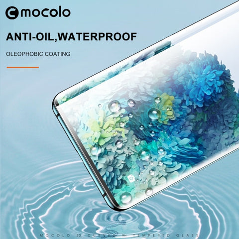 Mocolo Premium zaščitno steklo za Samsung S20 | Full Glue, črn rob