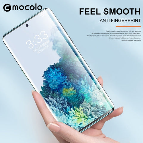 Mocolo Premium zaščitno steklo za Samsung S20 Ultra | Full Glue, črn rob