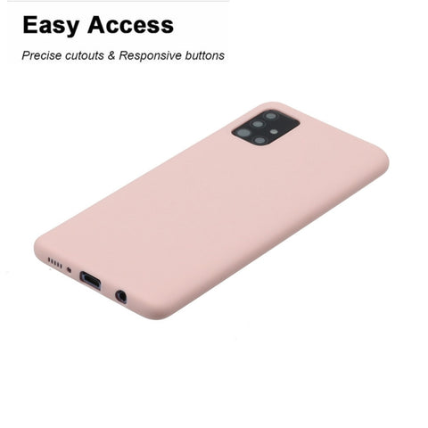 Ovitek za Samsung A51 | Silikonski | Pink
