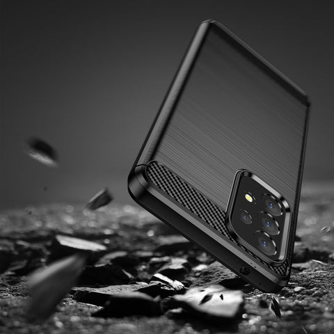 Ovitek za Samsung A53 5G | Carbon vzorec | Črn