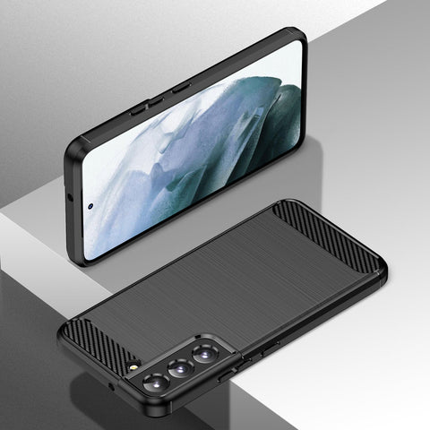 Ovitek za Samsung S22 Plus | Carbon vzorec | Črn