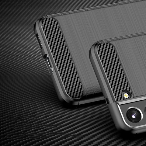 Ovitek za Samsung S23 Plus, Carbon vzorec, Črn