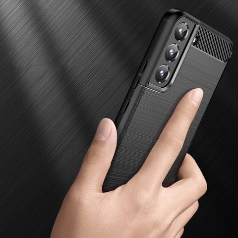 Ovitek za Samsung S23 Plus, Carbon vzorec, Črn