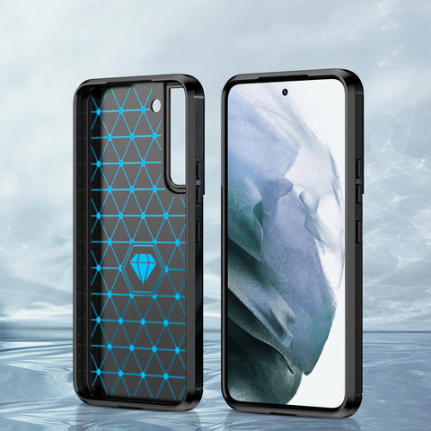 Ovitek za Samsung S23 Plus, Carbon vzorec, Črn