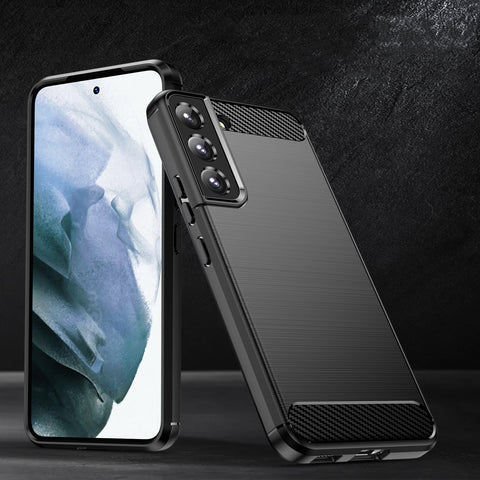 Ovitek za Samsung S23 Plus, Carbon vzorec, Črn