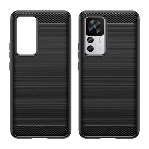 Ovitek za Xiaomi 12T / 12T Pro, Carbon, Črn