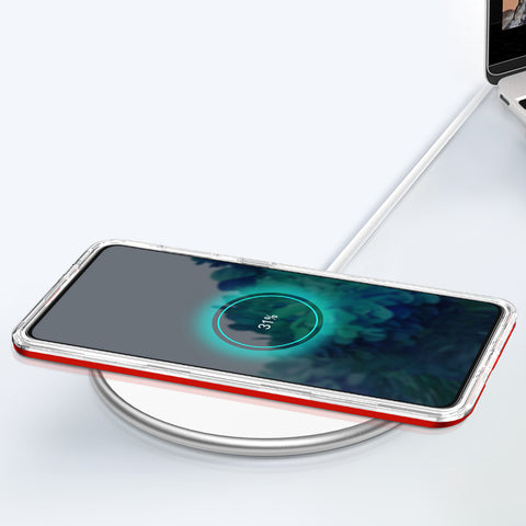 Hibriden ovitek za Samsung S23 Plus, Robusten, Rdeč