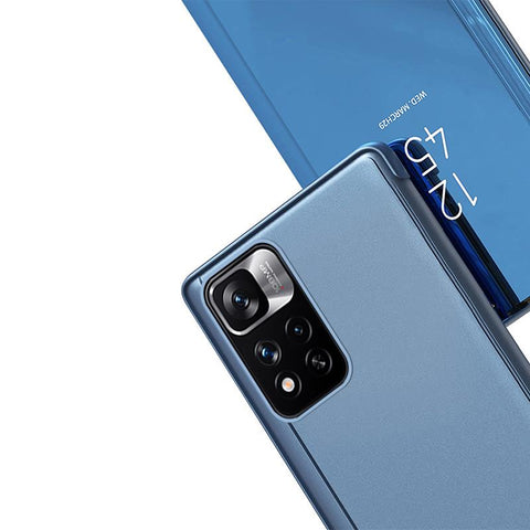 Etui/ovitek s prednjim steklom za  Xiaomi Redmi Note 11 Pro 4G/5G, Črn