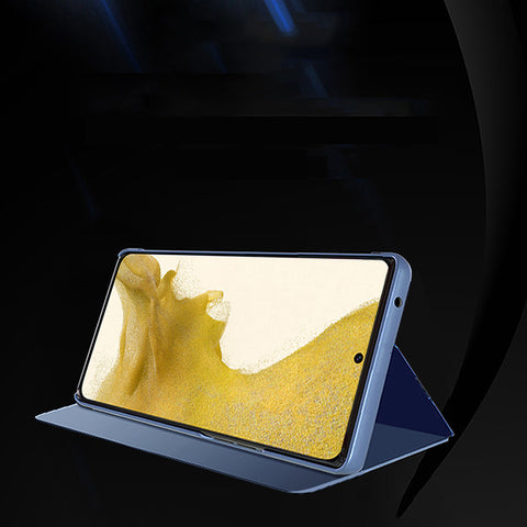 Etui/ovitek s prednjim steklom za  Samsung S23 5G, Rose Gold