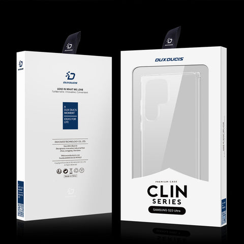 DUX DUCIS Clin hibriden ovitek za Samsung S23 Ultra 5G, Prozoren