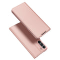 DUX DUCIS Skin Pro eleganten etui/ovitek za Samsung S21 FE, Rose Gold