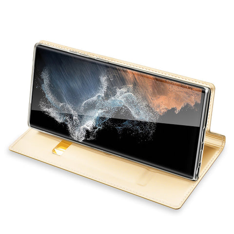 Eleganten etui/ovitek Dux Ducis SKIN PRO za Samsung S23 Ultra 5G, Gold