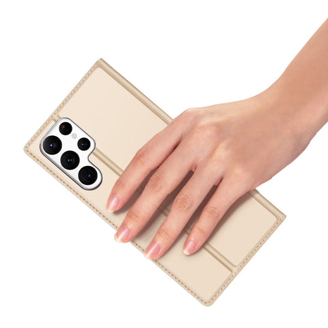 Eleganten etui/ovitek Dux Ducis SKIN PRO za Samsung S23 Ultra 5G, Gold