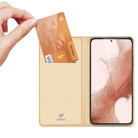 Eleganten etui/ovitek Dux Ducis SKIN PRO za Samsung S23 5G, Gold