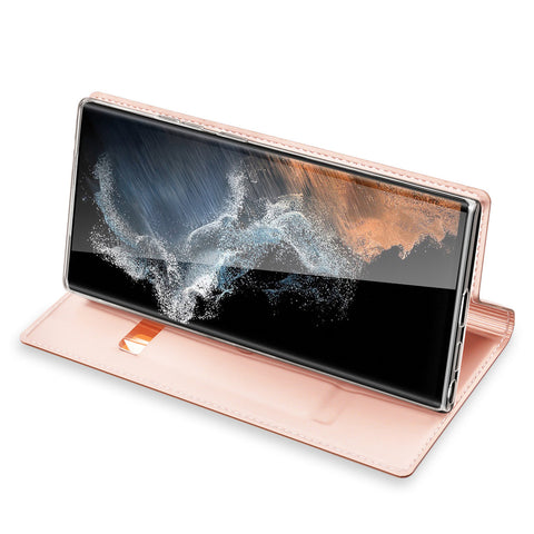 Eleganten etui/ovitek Dux Ducis SKIN PRO za Samsung S23 Ultra 5G, Rose Gold