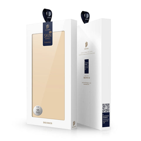 Eleganten etui/ovitek Dux Ducis za Samsung S22 Ultra | Skin Pro, Gold