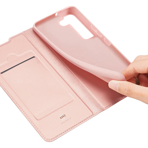 Eleganten etui/ovitek Dux Ducis za Samsung S22 Plus | Skin Pro, Rose Gold