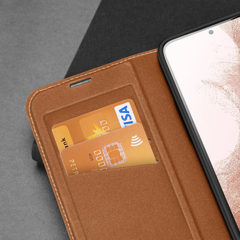 DUX DUCIS Skin X2 modni etui/ovitek za Samsung Galaxy S23 Plus 5G, Rjav
