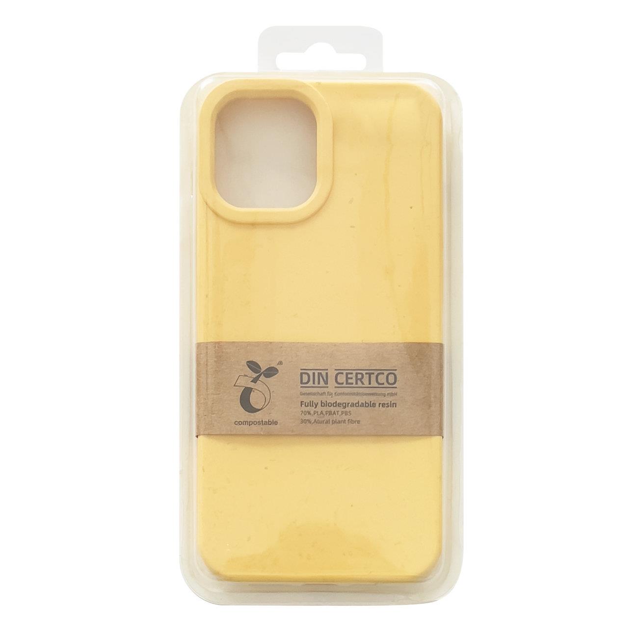 Eco Case bio razgradljiv ovitek za iPhone 13 Mini, Rumen