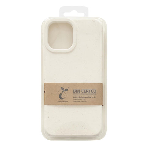 Eco Case bio razgradljiv ovitek za iPhone 14 Pro, Bel