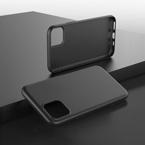 Ovitek za iPhone 15, Silikonski, Črn