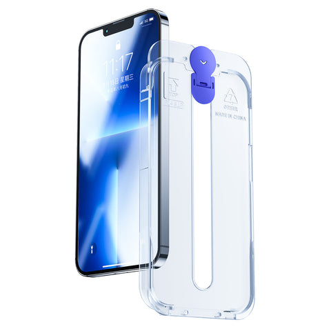 JOYROOM Easy Fit Premium zaščitno steklo za iPhone 14 Pro Max | Full Glue