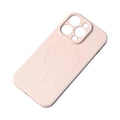Liquid Silicone MagSafe ovitek za iPhone 15, Pink